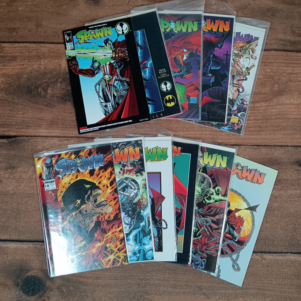 Image Spawn Comic Book Lot 10ct OS Multicolor Excellent McFarlane Batman Angela